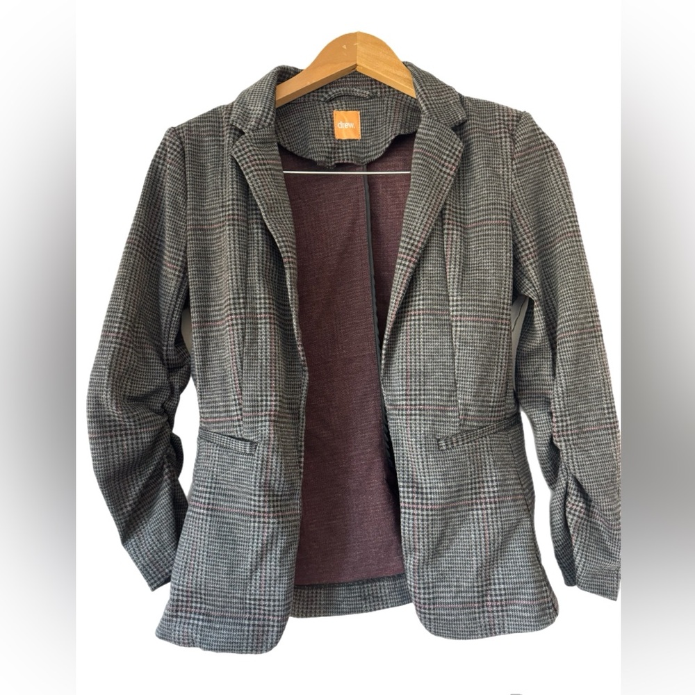 Drew Gray And Orange Patterned Jacket - image 1